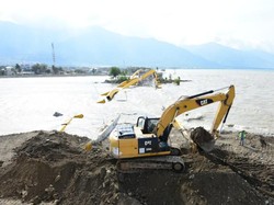Runtuh Diterjang Tsunami, Jembatan Kuning Palu Dibangun Lagi