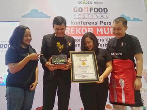 Punya Food Court Terbanyak, Go-Food Festival Catat Rekor MURI