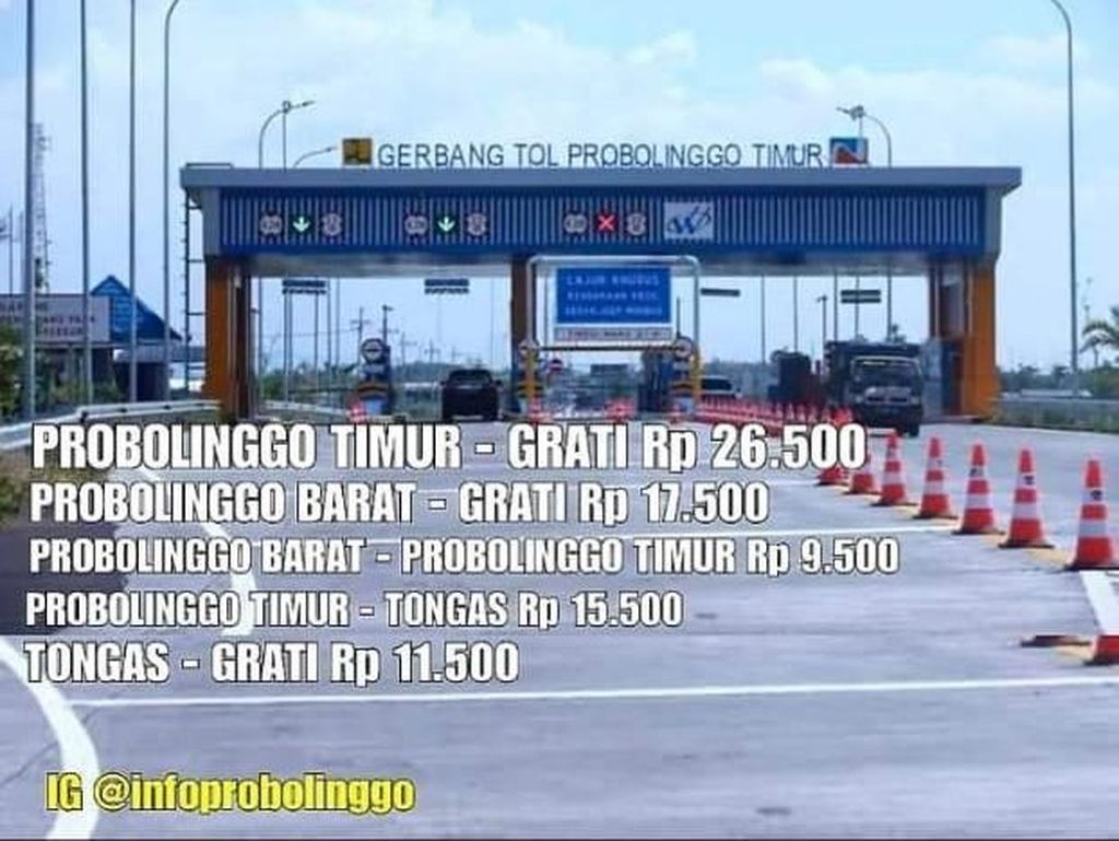 Tarif Tol Pasuruan-Probolinggo akan Diberlakukan Mulai 26 Juni Tarif Tol Pasuruan-Probolinggo akan Diberlakukan Mulai 26 Juni