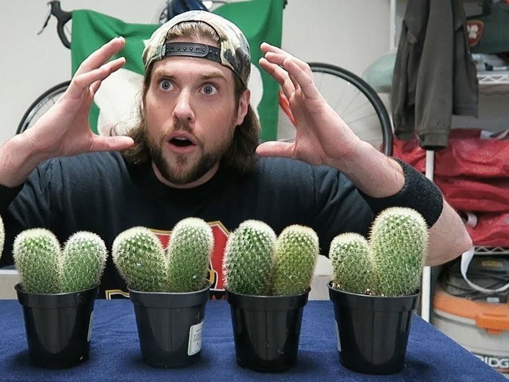 Gokil! 3 Youtuber Ini Berani Makan Kaktus Mentah