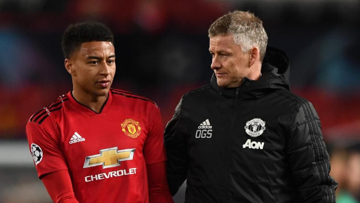 Jesse Lingard dapat peringatan dari Ole Gunnar Solskjaer (Stu Forster / Getty Images)