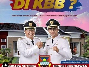 Program Rumah Murah KBB, Hengky Kurniawan: DP Hanya Rp 6 Juta