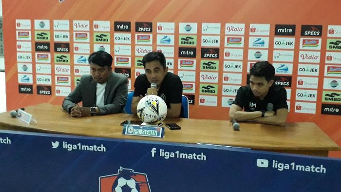 PSS Sleman kecewa imbang dengan Bhayangkara FC. (Foto: Ristu Hanafi/detikcom) PSS Sleman kecewa imbang dengan Bhayangkara FC. (Foto: Ristu Hanafi/detikcom)