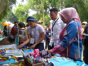 Banyak Murahnya, Belanja Pakai Go-Pay di Pasar Raia Lapangan Banteng