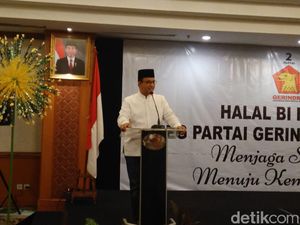 Halalbihalal Caleg Gerindra DKI, Anies Ingatkan Jangan Ganti Partai