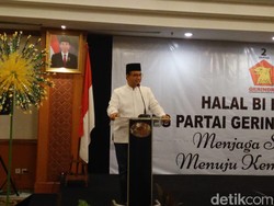 Halalbihalal Caleg Gerindra DKI, Anies Ingatkan Jangan Ganti Partai