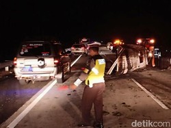 Ini Identitas Satu Orang Tewas Terjebak Pikap yang Terbakar di Tol Nganjuk