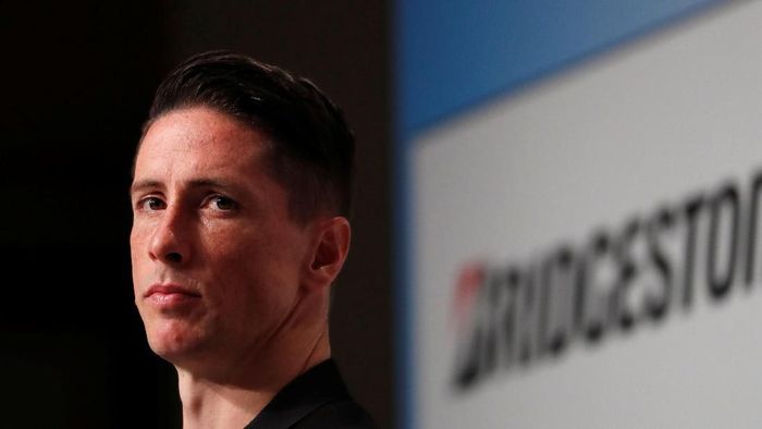 Fernando Torres memutuskan pensiun dari sepakbola karena tak kuat secara fisik (Issei Kato/REUTERS)