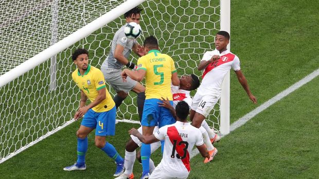 Hasil Copa America 2019: Brasil 4-0 Peru