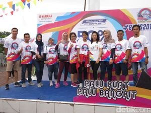 Fun Walk ala Yamaha di Palu Sulteng Seru Abis!