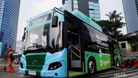 Bus Listrik Mejeng di CFD