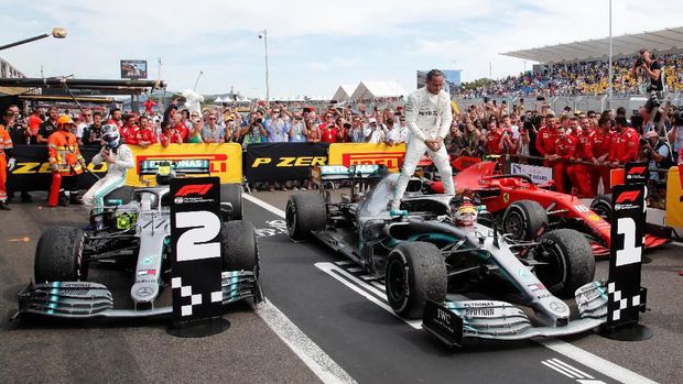 Hasil F1 GP Prancis: Lewis Hamilton Dominan dan Juara