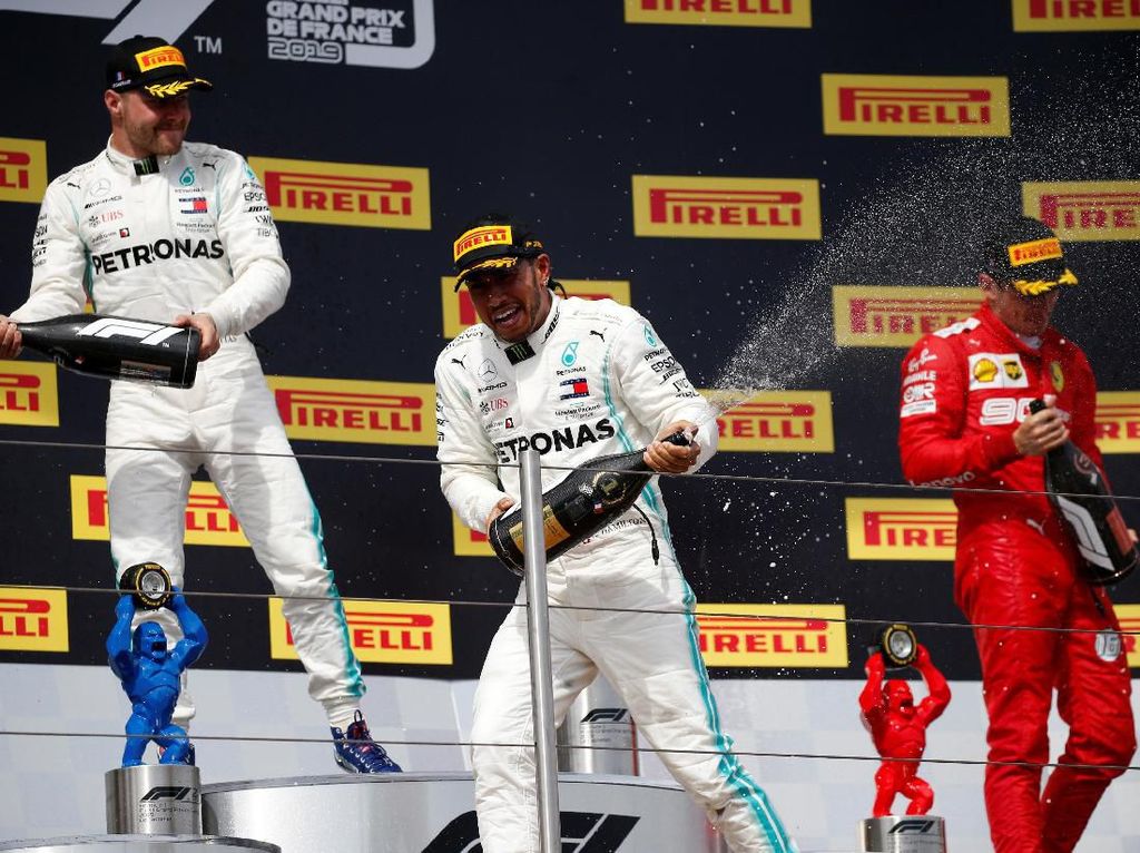 Klasemen F1 Usai Hamilton Menangi GP Prancis