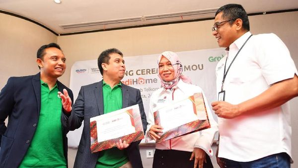 Grab Gandeng Telkom untuk Garap Internet of Things