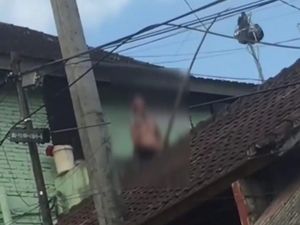 Heboh Bule Ngomel-ngomel di Atap Rumah di Ubud, Ini Kata Polisi