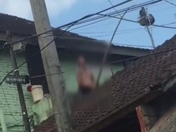 Heboh Bule Ngomel-ngomel di Atap Rumah di Ubud, Ini Kata Polisi