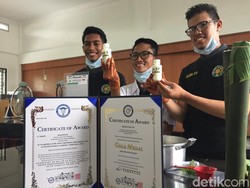 Kenalkan Minuman Gajura Spd, Mahasiswa USU Menang Kontes Inovasi di Korsel