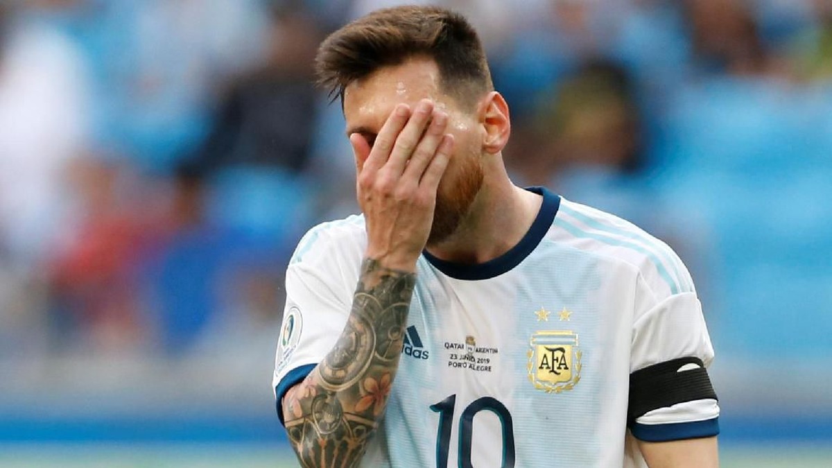 Pemain Timnas Argentina, Lionel Messi, (Foto: Diego Vara / Reuters)