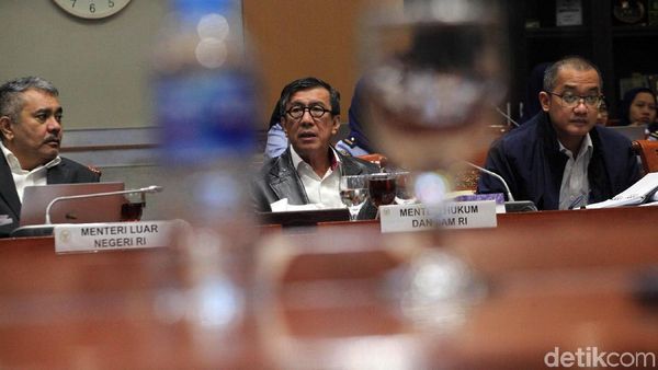 Menkumham-Komisi III Bahas RUU Ekstradisi dan Bantuan Timbal Balik