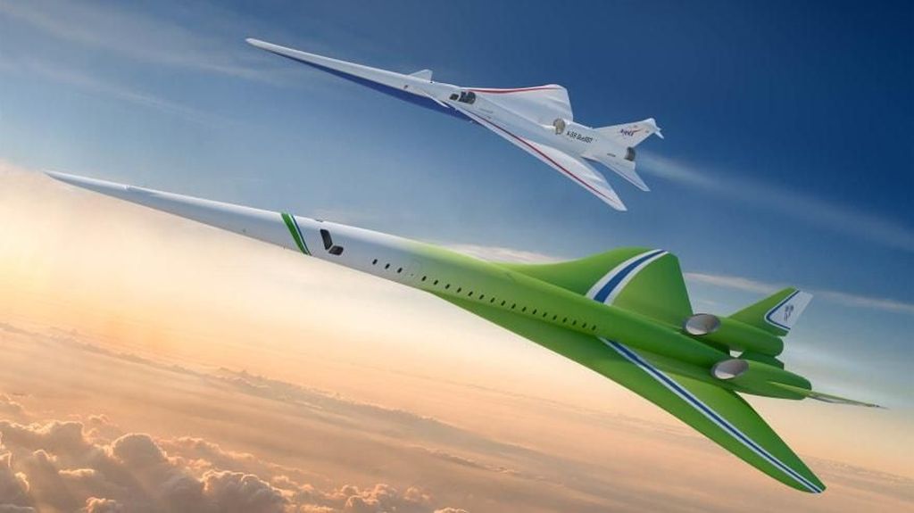 Foto Rancangan Pesawat Supersonik Terbaru dari Amerika