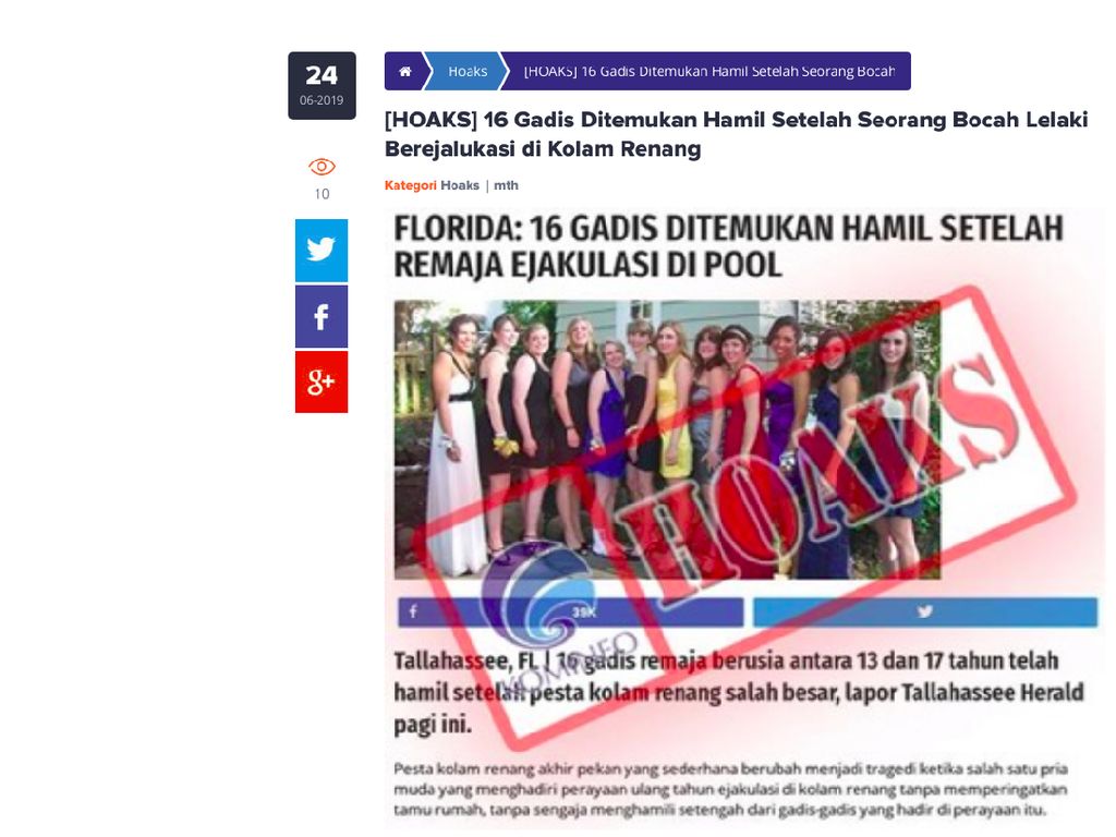 16 Gadis Hamil karena Bocah Ejakulasi di Kolam Renang, Faktanya Bagaimana? 16 Gadis Hamil karena Bocah Ejakulasi di Kolam Renang, Faktanya Bagaimana?