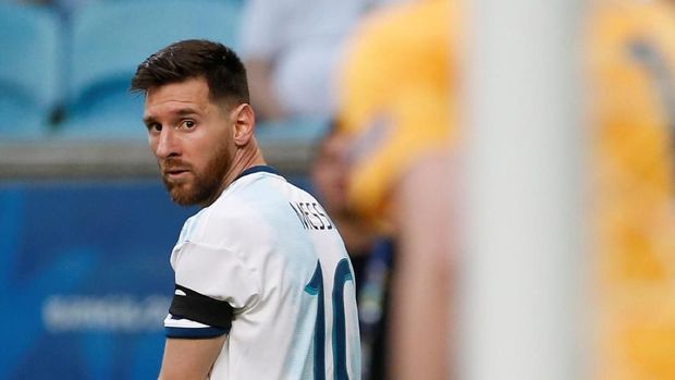 Lionel Messi berusaha keras membawa Argentina juara Copa America 2019.