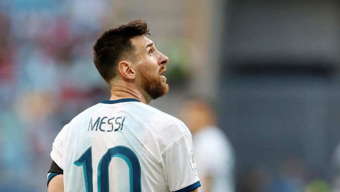 Lionel Messi berulang tahun ke-32 pada 24 Juni (REUTERS/Diego Vara)