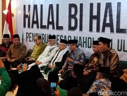 Di Halalbihalal PBNU, Maruf Amin Harap Semangat NU Bergelora Lagi