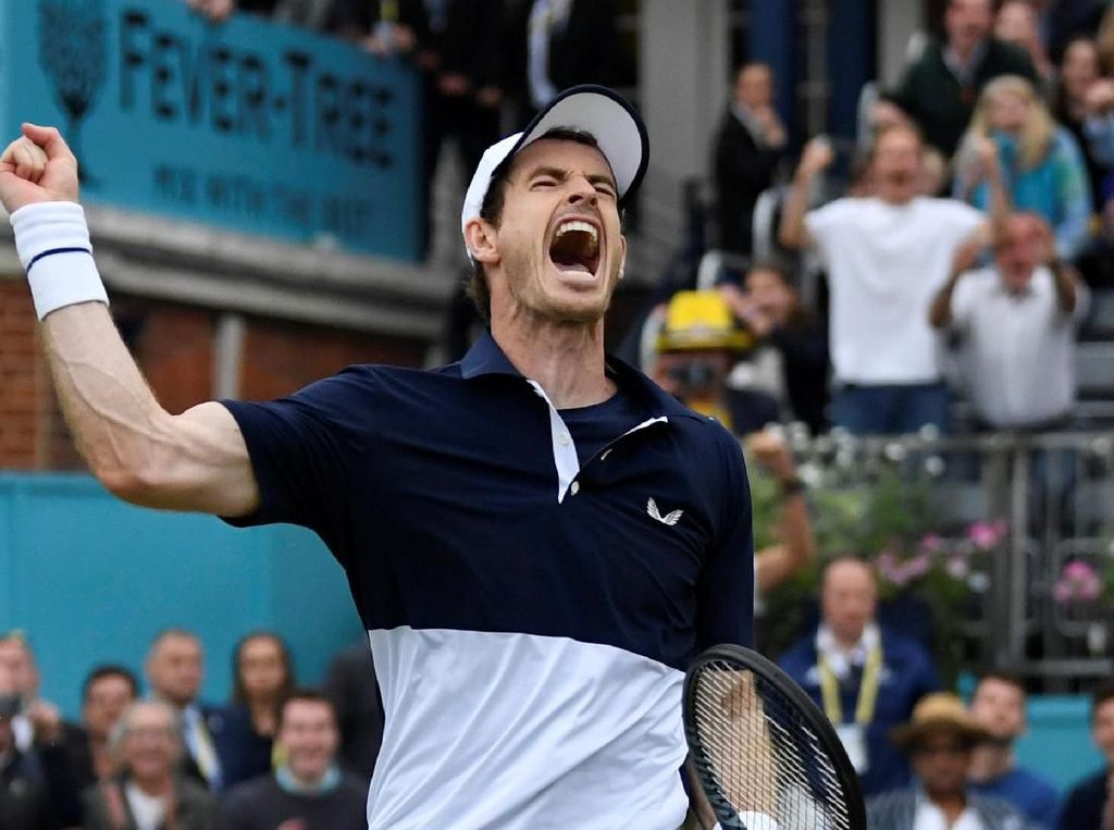 Murray Comeback dengan Juarai Queens Club, Bidik Main Tunggal di AS Terbuka Murray Comeback dengan Juarai Queens Club, Bidik Main Tunggal di AS Terbuka