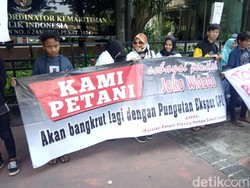 Protes Larangan Ekspor CPO, Petani Sawit Geruduk Kantor Menko Perekonomian