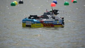 Melihat Aksi Kapal Robot ITS yang Juara di AS