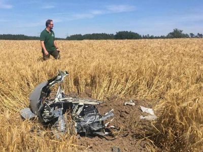 Dua Jet Tempur Jerman Tabrakan di Udara