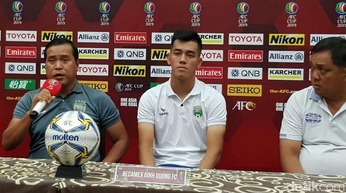Pelatih Becamex Binh Duong Nguyen Tranh Son(Amalia Dwi Septi/detikSport) Pelatih Becamex Binh Duong Nguyen Tranh Son(Amalia Dwi Septi/detikSport)