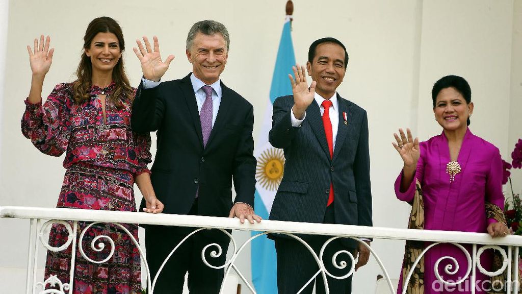 Momen Pertemuan Jokowi dan Presiden Argentina