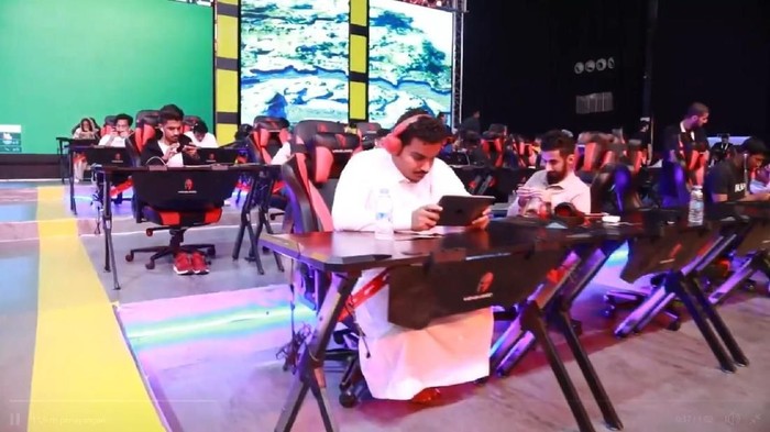 Turnamen eSports, salah satunya PUBG Mobile, di Arab Saudi. (Foto: Screenshot GSA)