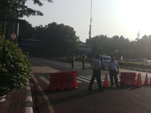 Jalan Sekitar MK Ditutup H-1 Sidang Putusan, Polisi Siapkan Rekayasa Lalin Jalan Sekitar MK Ditutup H-1 Sidang Putusan, Polisi Siapkan Rekayasa Lalin