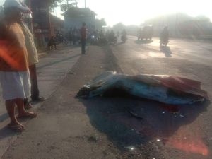 Pensiunan TNI Tewas Terlindas Truk di Mojokerto Usai Gagal Menyalip