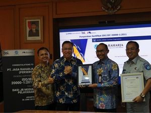 Raih Sertifikat ISO/IEC 20000, Layanan Jasa Raharja Makin Go Digital