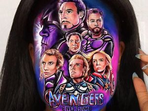 Penampilan Wanita yang Makeup 13 Jam, Dandan Tema Avengers Sampai Toy Story