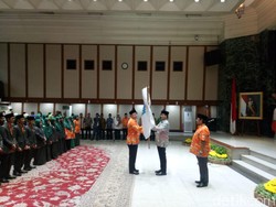 Lepas Kafilah STQH DKI, Anies Minta Pertahankan Prestasi Juara Umum