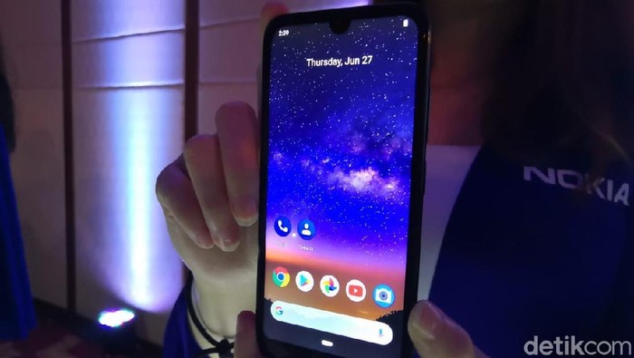 Tiba di Indonesia, ini spesifikasi dan harga Nokia 2.2. (Foto: Adi Fida Rahman/detikINET) Tiba di Indonesia, ini spesifikasi dan harga Nokia 2.2. (Foto: Adi Fida Rahman/detikINET)