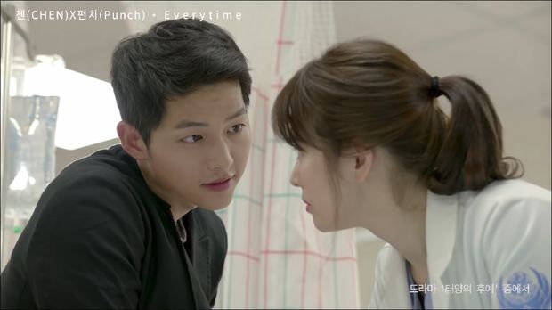 Song Song Couple saat di drama Descendants of THe Sun