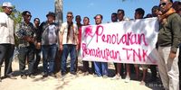 Warga Desa Komodo menolak penutupan Pulau Komodo (dok Istimewa)