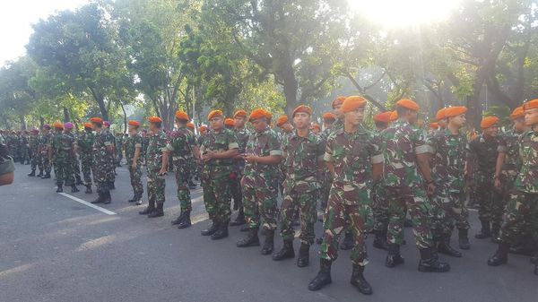 Pengamanan MK: Polisi dan TNI Berjaga, Baracuda Bersiaga