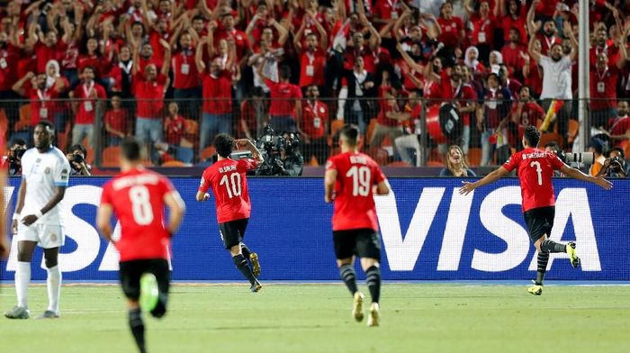 Mesir lolos ke babak 16 besar Piala Afrika 2019. (Foto: Mohamed Abd El Ghany / Reuters)