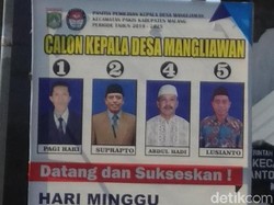 1,3 Juta Warga di 269 Desa Kabupaten Malang Memilih Kades