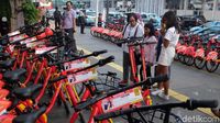 Asyik, Di Thamrin Kini Ada Sepeda Listrik Sewaan Lho