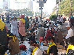 Kapolres dan Dandim Jakpus Cek Massa Aksi di Patung Kuda