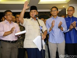 Tak Ada Upaya Hukum Lagi untuk Prabowo-Sandiaga