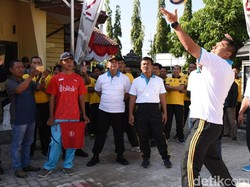 Polisi Lamongan Gelar Pertandingan Voli Antar Polsek